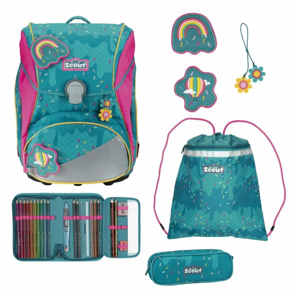 Scout Schulranzen & Sets<Alpha Schulranzen-Set 5-teilig Happy Confetti