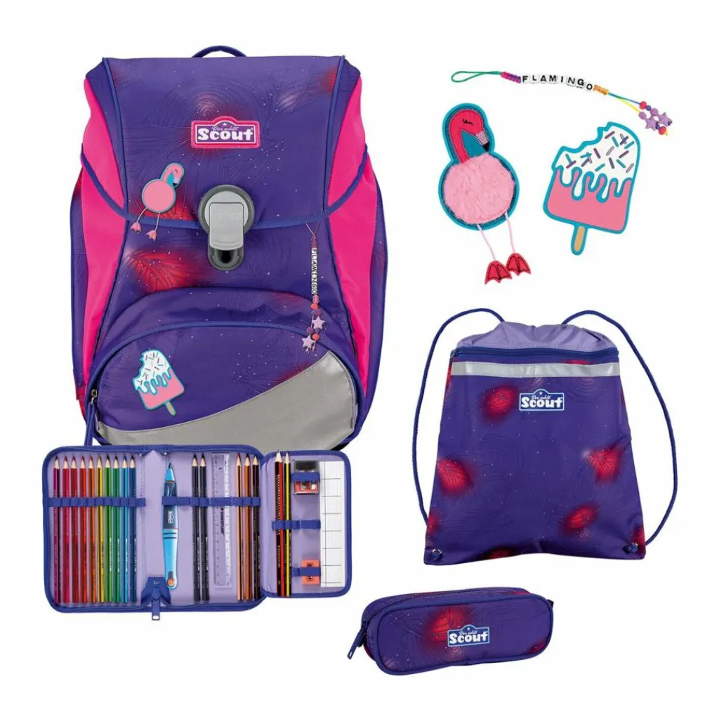 Scout Schulranzen & Sets<Alpha Schulranzen-Set 4-teilig Summer