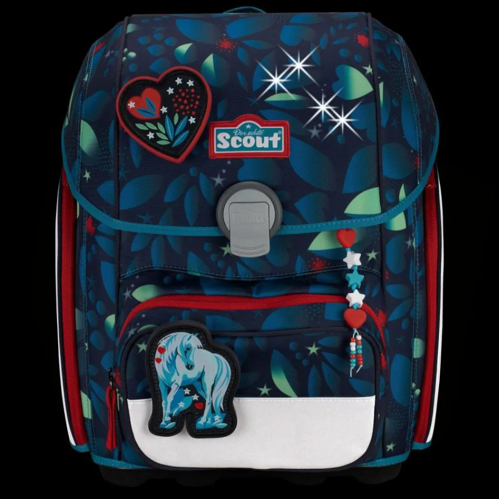 Scout Schulranzen & Sets<Genius LED Schulranzen-Set 4tlg. White Unicorn