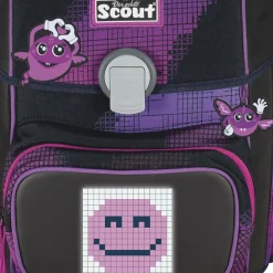 Online Scout Genius Movie Star Schulranzen-Set 5-teilig Pink Pixel