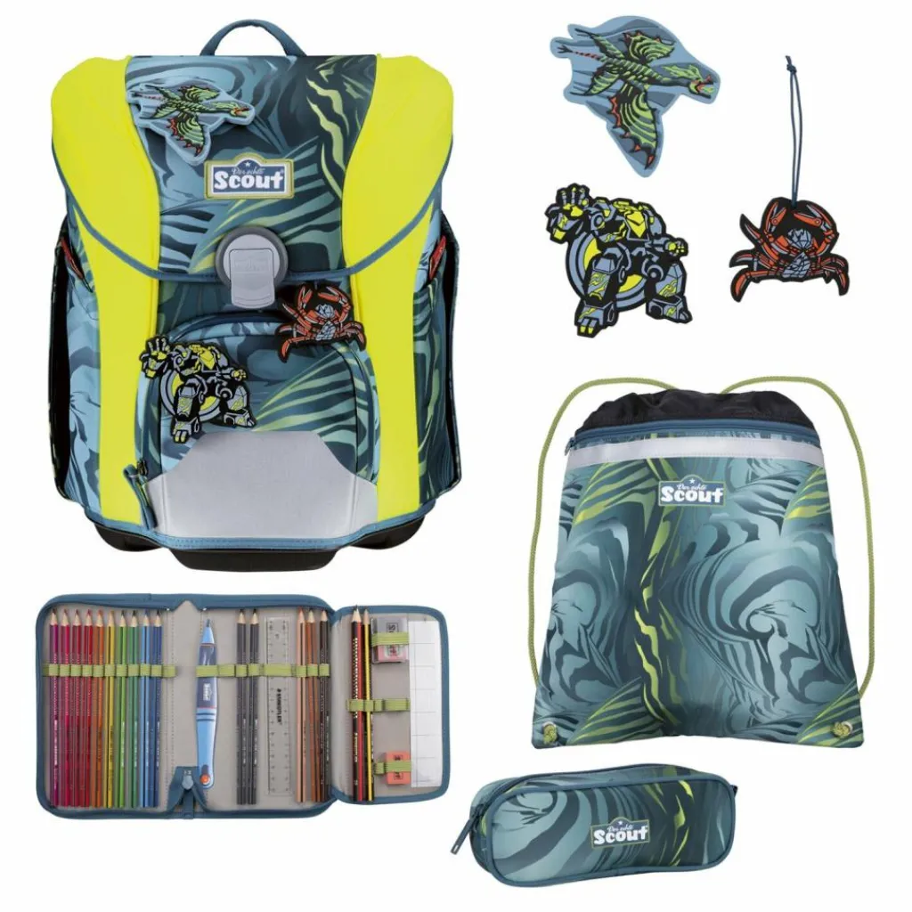 Scout Schulranzen & Sets<Micro Schulranzen-Set 5-teilig Action