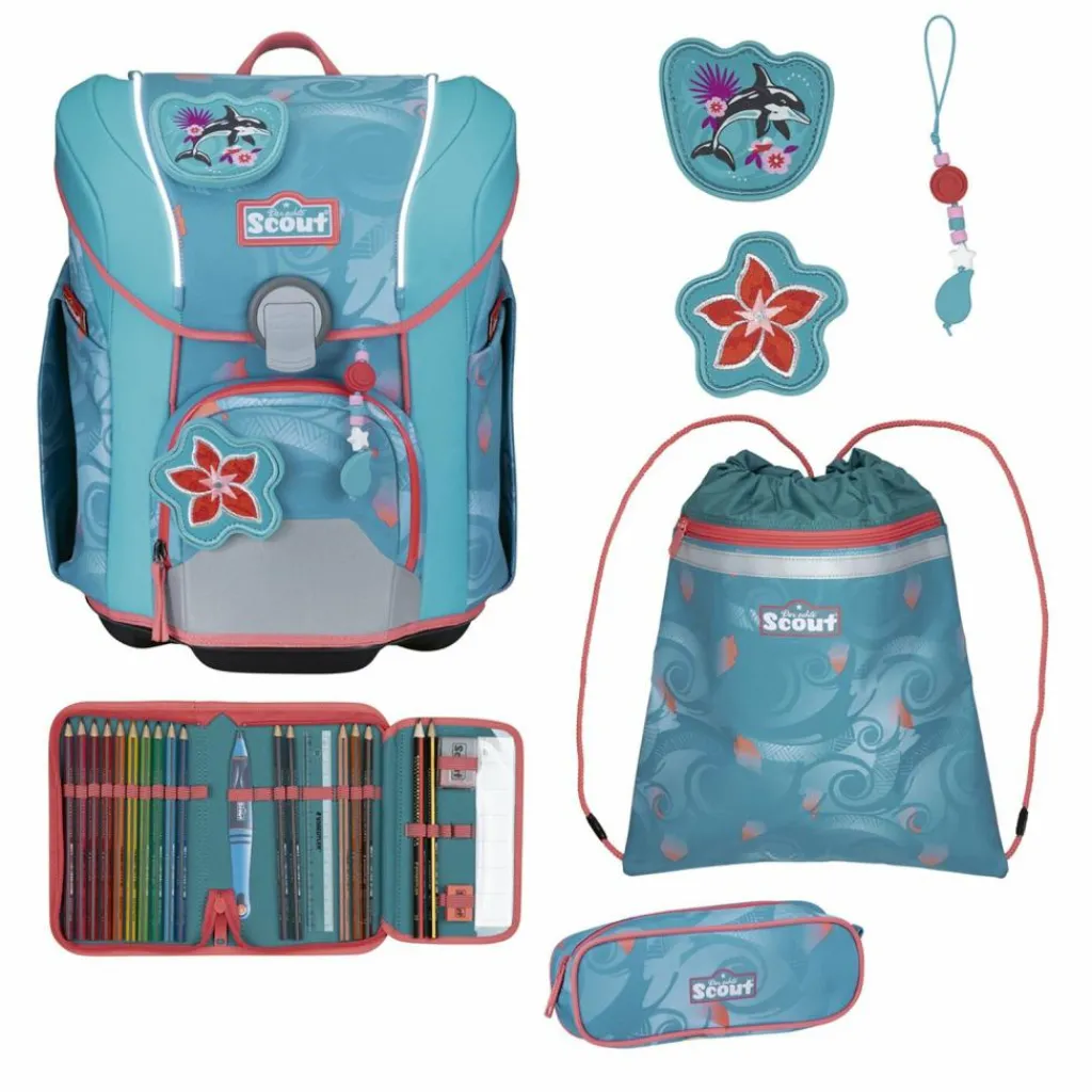 Clearance Scout Micro Schulranzen-Set 7-teilig Aloha