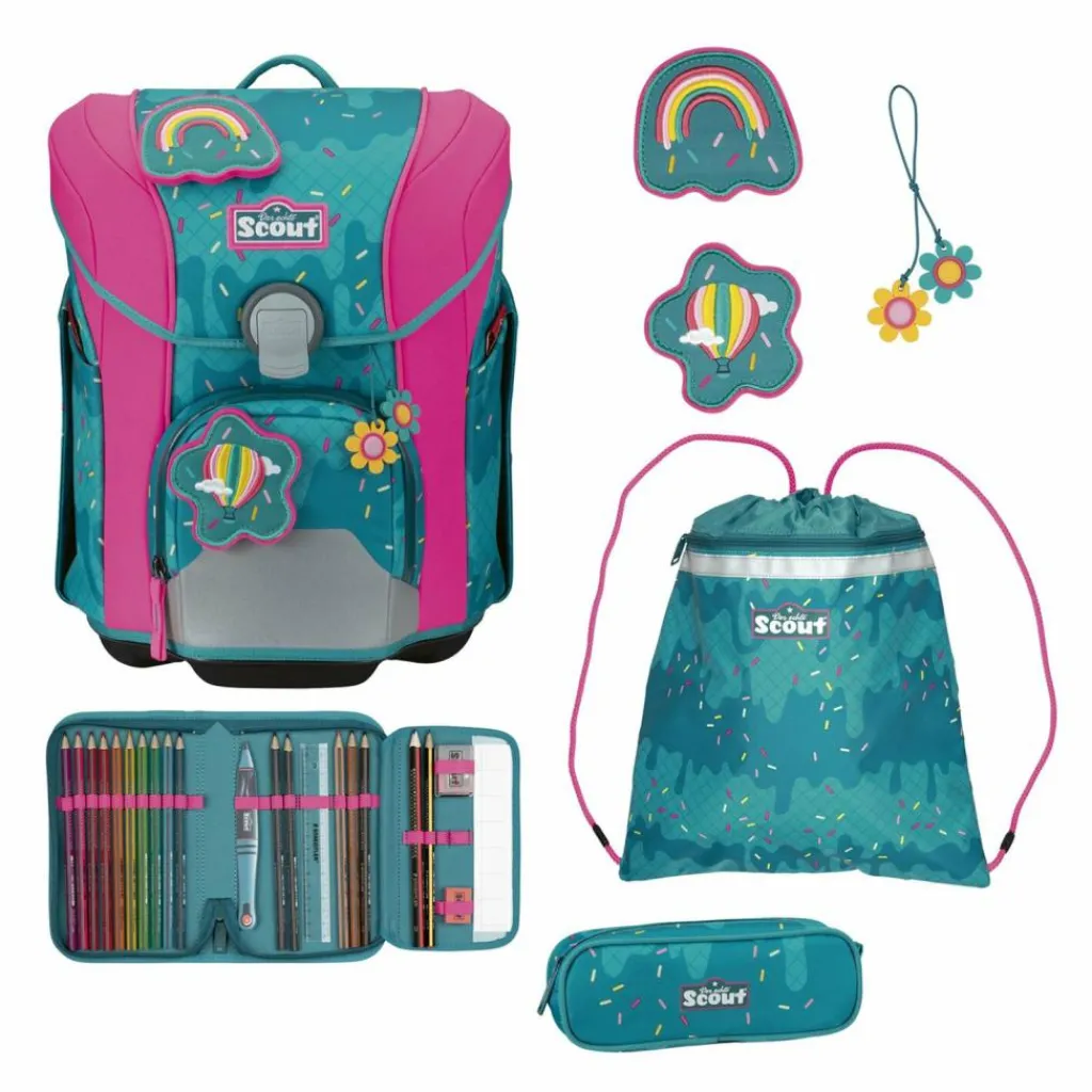 Scout Schulranzen & Sets<Micro Schulranzen-Set 5-teilig Happy Confetti