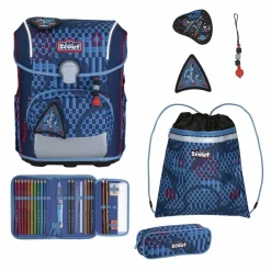 Scout Schulranzen & Sets<Neo Exklusiv Safety Light Schulranzen-Set 5-teilig Space Explorer