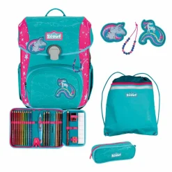 Outlet Scout Neo Exklusiv Superflash Extreme Schulranzen-Set 4-teilig Unicorn
