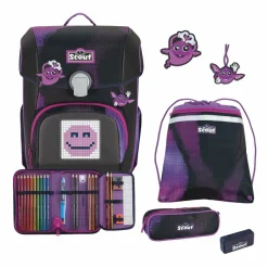 New Scout Neo Movie Star Schulranzen-Set 5-teilig Pink Pixel