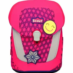New Scout Sunny II Neon Safety Schulranzen-Set 4-teilig pink glow
