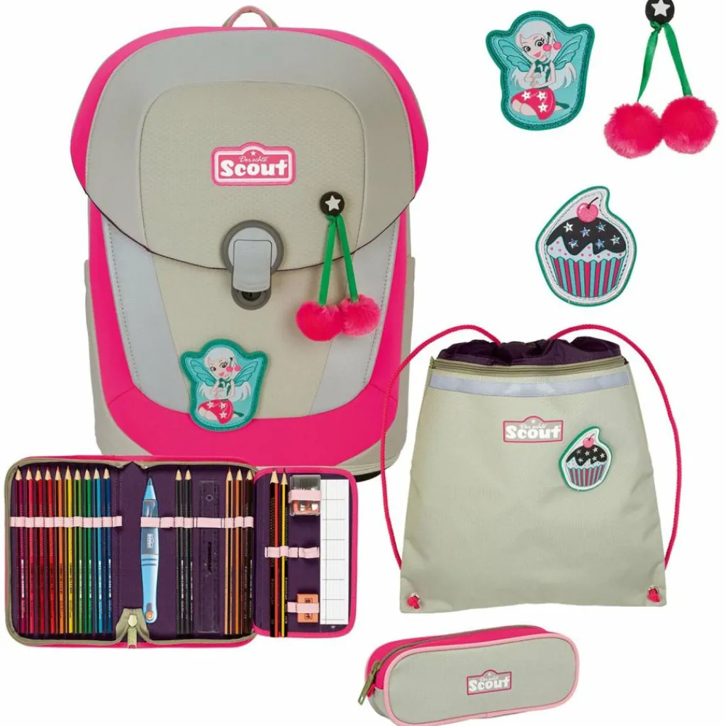 Scout Sunny II Schulranzenset 4tlg.