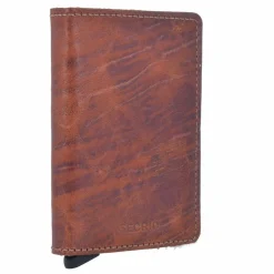 Secrid Visitenkartenetuis<Dutch Martin Geldbörse RFID Leder 6,5 cm whiskey