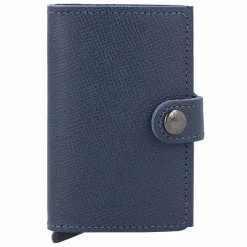 Secrid Visitenkartenetuis<Miniwallet Crisple Kreditkartenetui Geldbörse RFID Leder 6,5 cm navy
