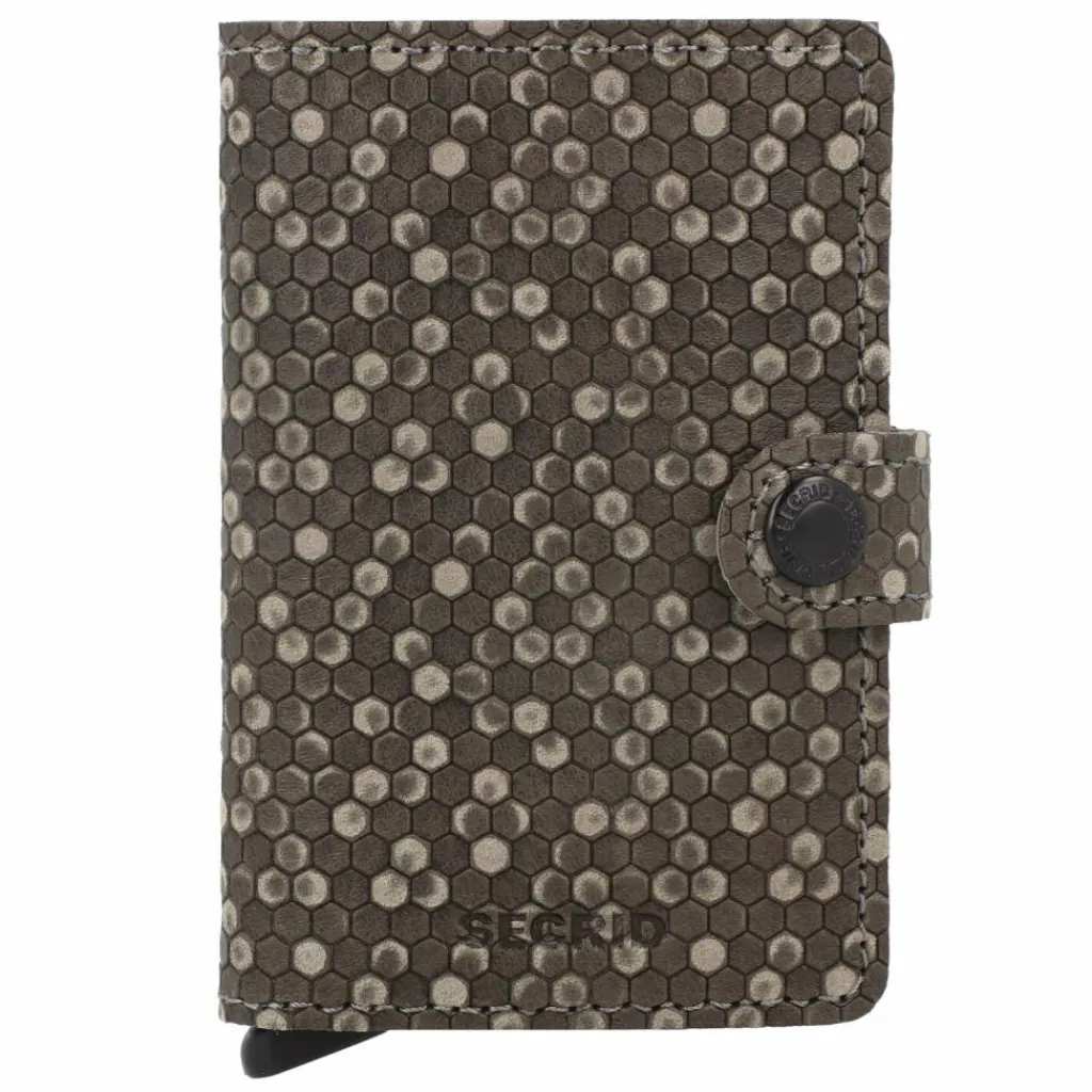 Secrid Visitenkartenetuis<Miniwallet Kreditkartenetui RFID Schutz Leder 6.5 cm grey