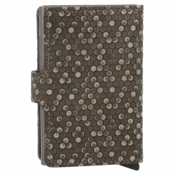 Secrid Visitenkartenetuis<Miniwallet Kreditkartenetui RFID Schutz Leder 6.5 cm grey