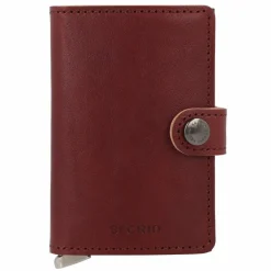 Secrid Visitenkartenetuis<Miniwallet Kreditkartenetui RFID Schutz Leder 7 cm brown