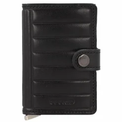 Secrid Visitenkartenetuis<Miniwallet Kreditkartenetui RFID Schutz Leder 6.5 cm black