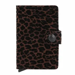 New Secrid Miniwallet Kreditkartenetui Leder 6.5 cm brown