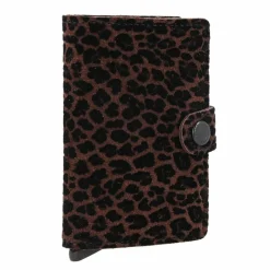 New Secrid Miniwallet Kreditkartenetui Leder 6.5 cm brown