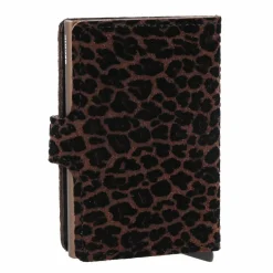 New Secrid Miniwallet Kreditkartenetui Leder 6.5 cm brown