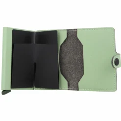 Secrid Visitenkartenetuis<Miniwallet Kreditkartenetui RFID Leder 6 cm yard pistachio