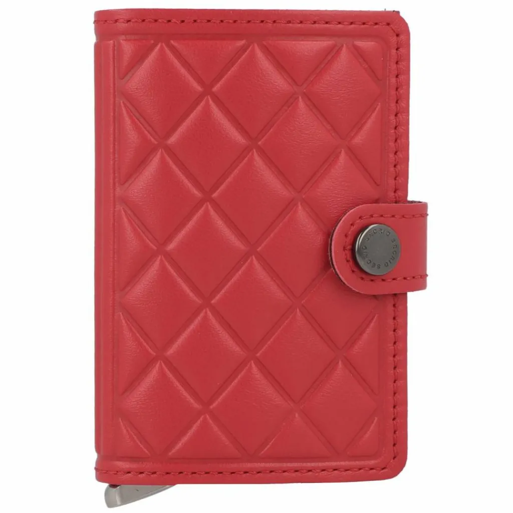 Secrid Visitenkartenetuis<Miniwallet Kitkartenetui RFID Schutz Leder 6.5 cm red