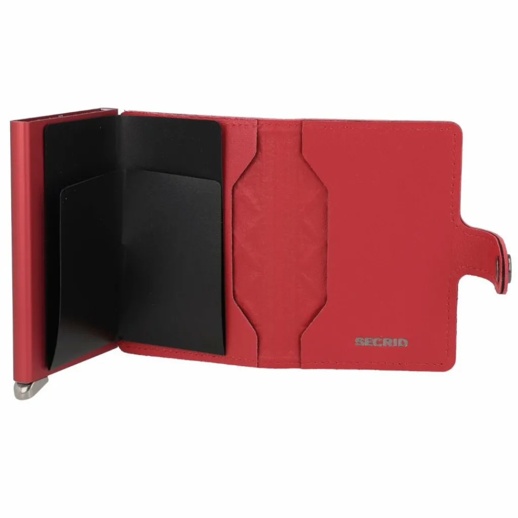 Secrid Visitenkartenetuis<Miniwallet Kitkartenetui RFID Schutz Leder 6.5 cm red