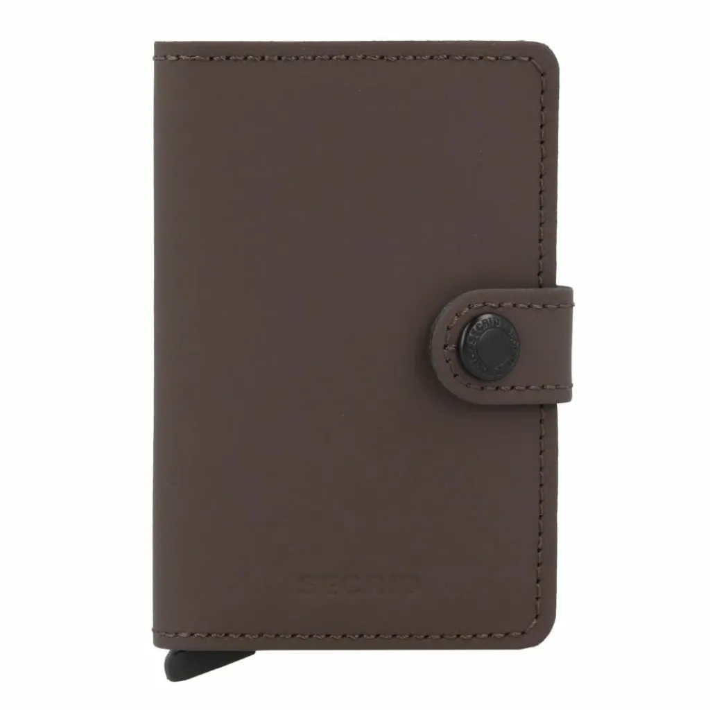 Sale Secrid Miniwallet Kreditkartenetui RFID Schutz Leder 6.5 cm truffle