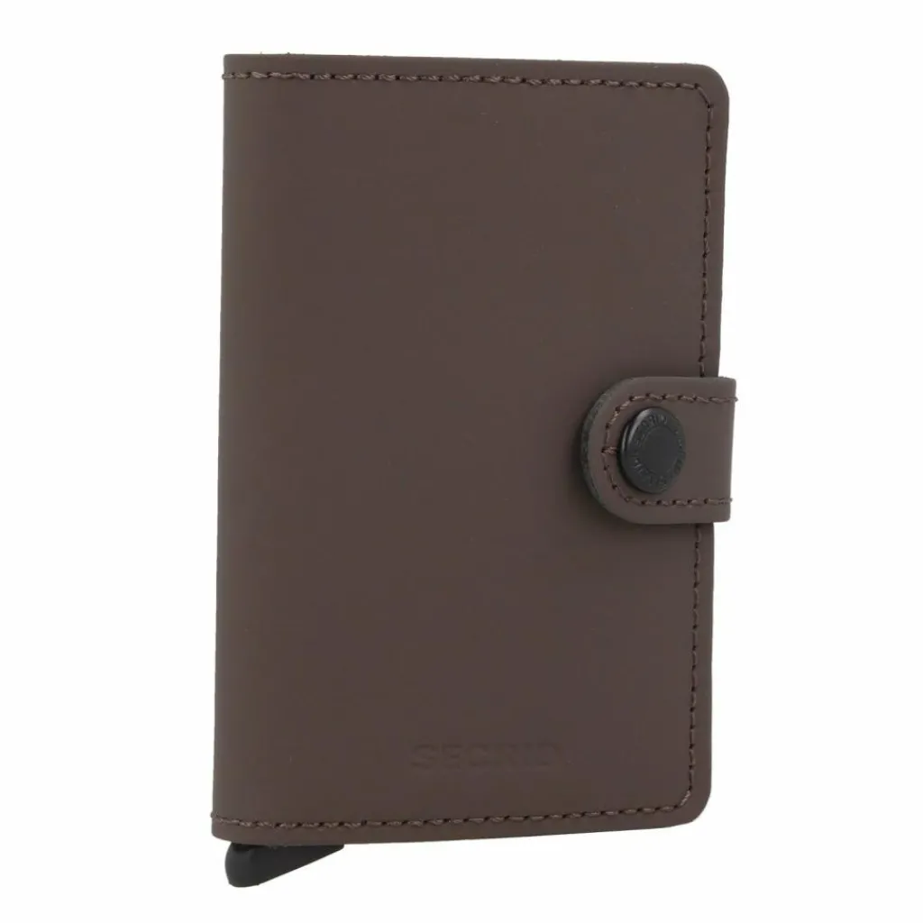 Sale Secrid Miniwallet Kreditkartenetui RFID Schutz Leder 6.5 cm truffle