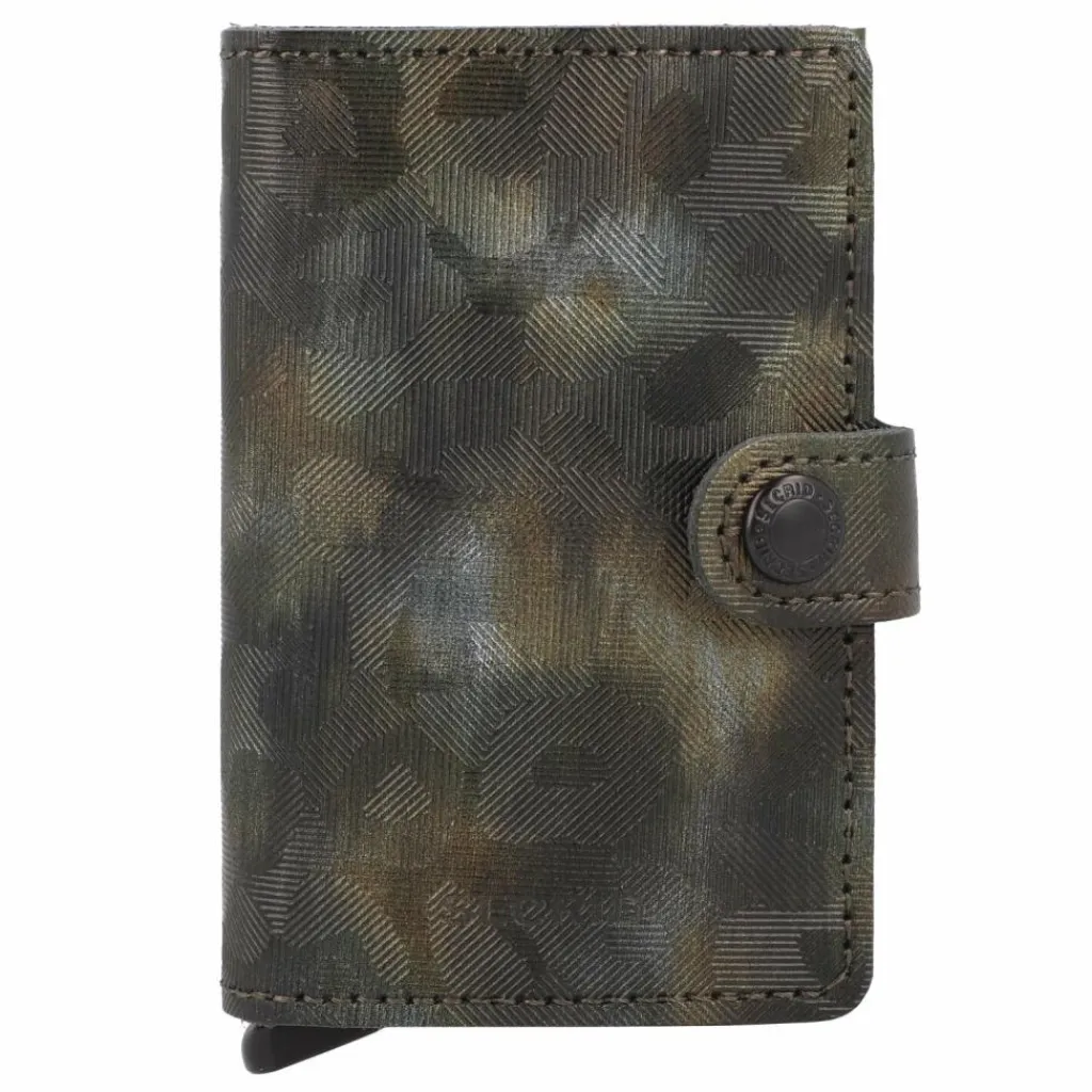 Secrid Visitenkartenetuis<Miniwallet Kreditkartenetui RFID Schutz Leder 6.5 cm moss