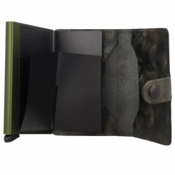 Secrid Visitenkartenetuis<Miniwallet Kreditkartenetui RFID Schutz Leder 6.5 cm moss