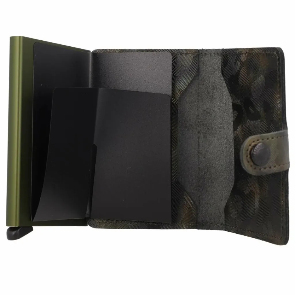 Secrid Visitenkartenetuis<Miniwallet Kreditkartenetui RFID Schutz Leder 6.5 cm moss