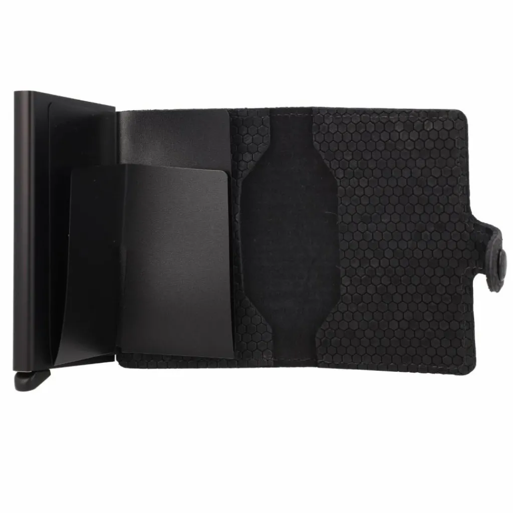 Discount Secrid Miniwallet Kreditkartenetui RFID Schutz Leder 6.5 cm black