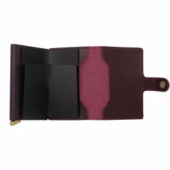New Secrid Miniwallet Kreditkartenetui RFID Schutz Leder 6.5 cm bordeaux