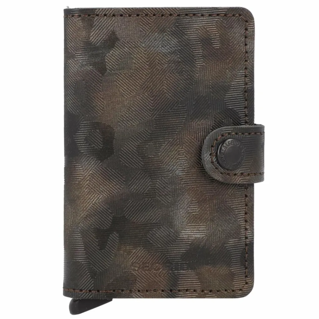 Online Secrid Miniwallet Kreditkartenetui RFID Schutz Leder 6.5 cm brown