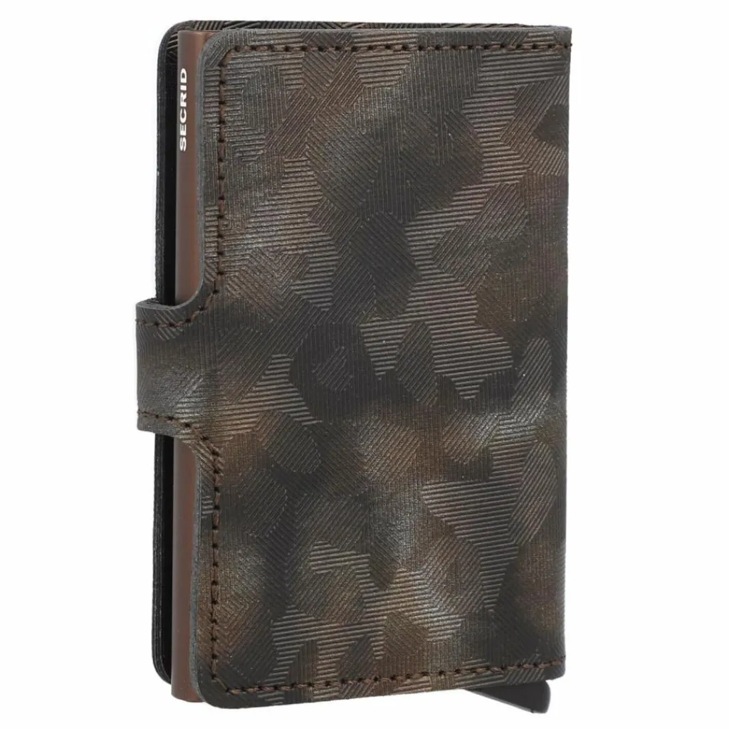 Online Secrid Miniwallet Kreditkartenetui RFID Schutz Leder 6.5 cm brown