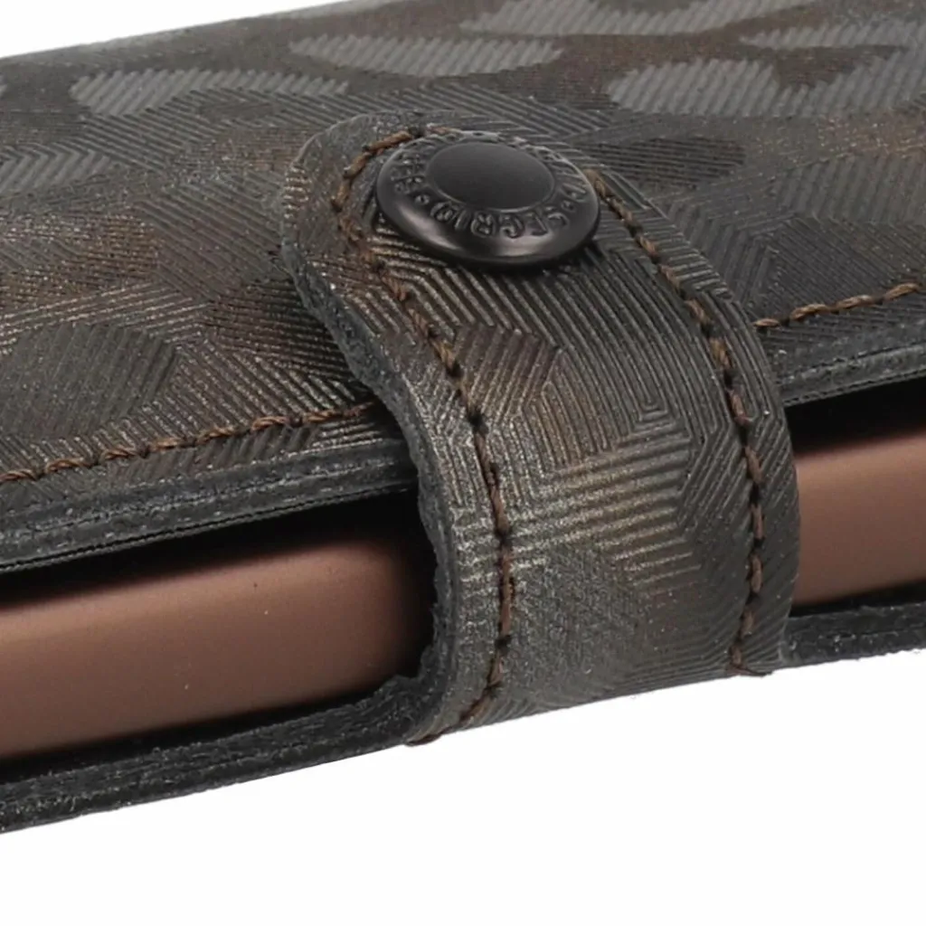 Online Secrid Miniwallet Kreditkartenetui RFID Schutz Leder 6.5 cm brown