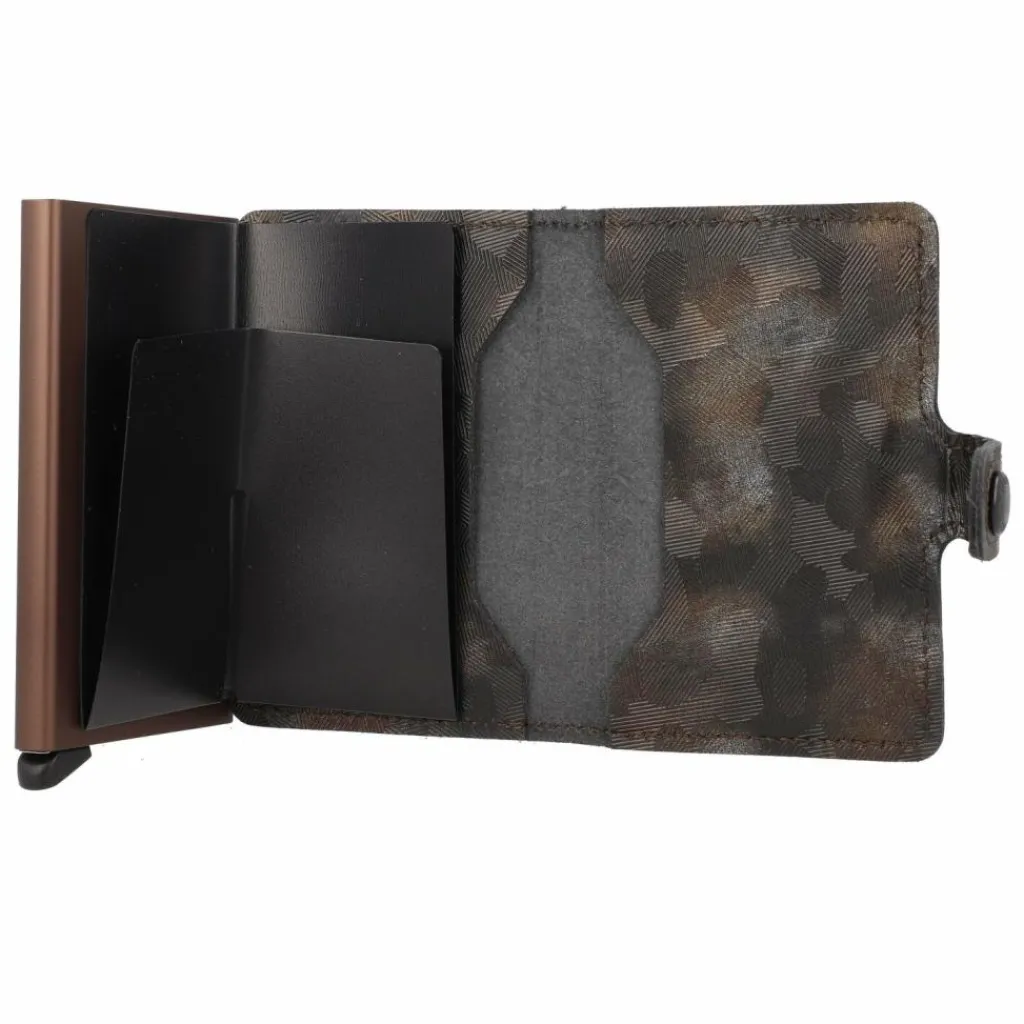 Online Secrid Miniwallet Kreditkartenetui RFID Schutz Leder 6.5 cm brown