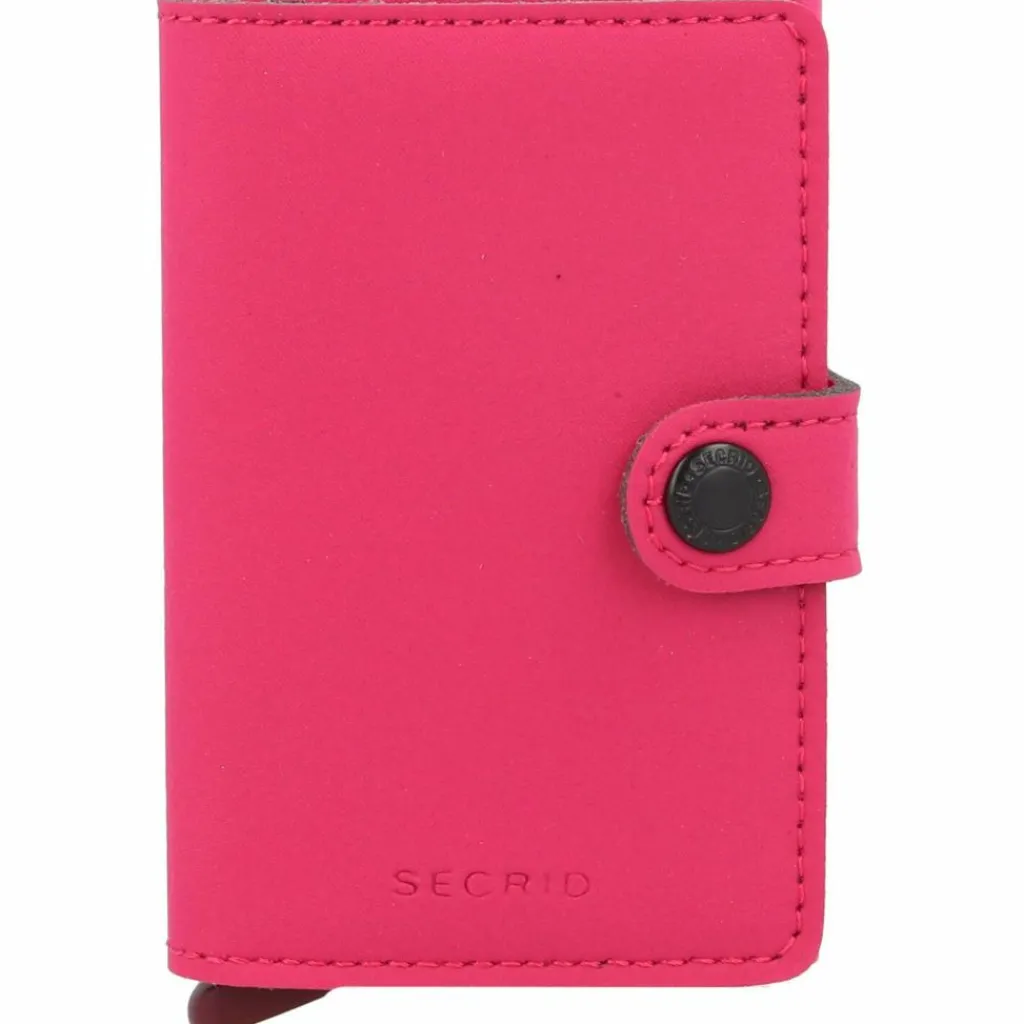 Clearance Secrid Miniwallet Kreditkartenetui RFID Leder 6 cm yard fuchsia