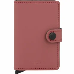 Secrid Miniwallet Kreditkartenetui RFID Schutz Leder 6.5 cm rose