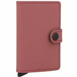 Secrid Miniwallet Kreditkartenetui RFID Schutz Leder 6.5 cm rose