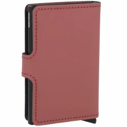 Secrid Miniwallet Kreditkartenetui RFID Schutz Leder 6.5 cm rose