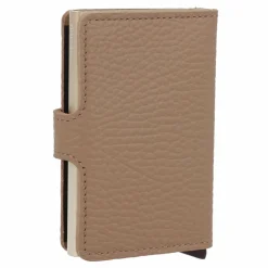 Best Secrid Miniwallet Kreditkartenetui RFID Schutz Leder 6.5 cm cappuccino