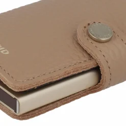 Best Secrid Miniwallet Kreditkartenetui RFID Schutz Leder 6.5 cm cappuccino