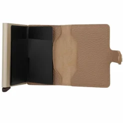 Best Secrid Miniwallet Kreditkartenetui RFID Schutz Leder 6.5 cm cappuccino