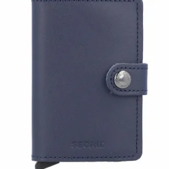Secrid Visitenkartenetuis<Miniwallet Original Kreditkartenetui Geldbörse RFID Leder 6,5 cm navy