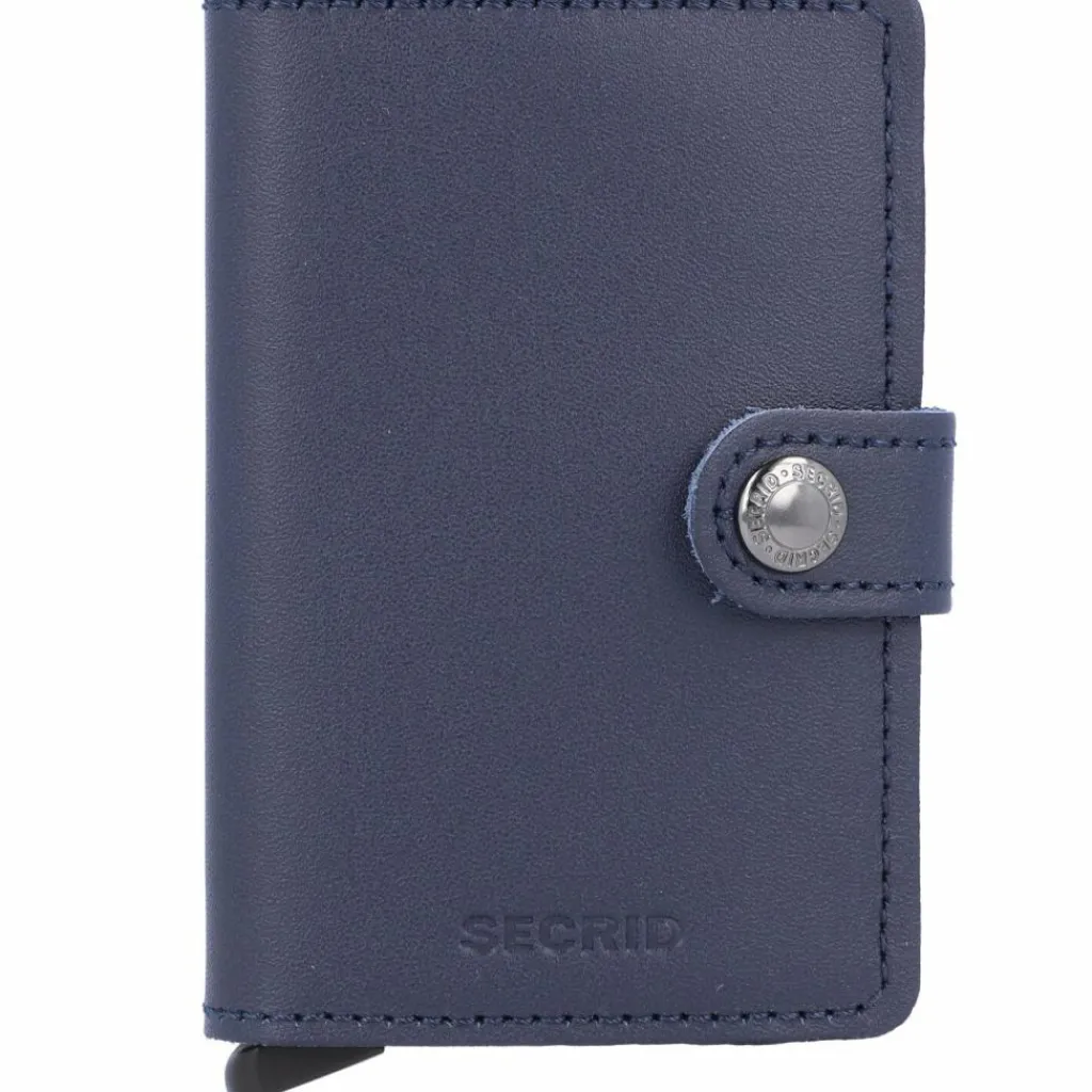 Secrid Visitenkartenetuis<Miniwallet Original Kreditkartenetui Geldbörse RFID Leder 6,5 cm navy
