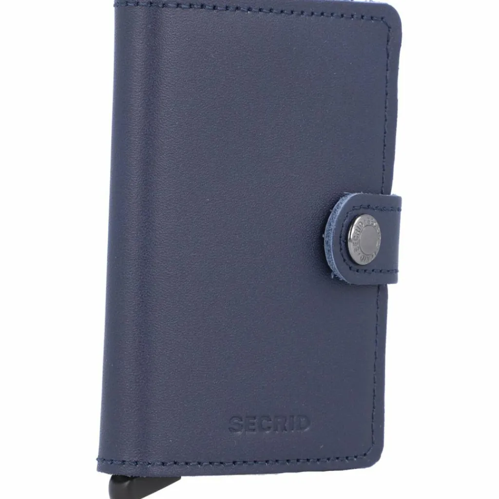 Secrid Visitenkartenetuis<Miniwallet Original Kreditkartenetui Geldbörse RFID Leder 6,5 cm navy