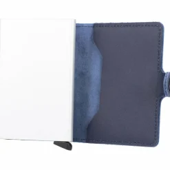 Secrid Visitenkartenetuis<Miniwallet Original Kreditkartenetui Geldbörse RFID Leder 6,5 cm navy