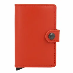 Secrid Visitenkartenetuis<Miniwallet Original Kreditkartenetui Geldbörse RFID Leder 6,5 cm orange