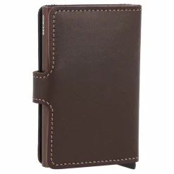 Secrid Visitenkartenetuis<Miniwallet Original Kreditkartenetui Geldbörse RFID Leder 6,5 cm chocolate