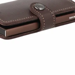 Secrid Visitenkartenetuis<Miniwallet Original Kreditkartenetui Geldbörse RFID Leder 6,5 cm chocolate
