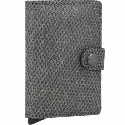 Secrid Visitenkartenetuis<Miniwallet Sparkle Kreditkartenetui RFID Schutz Leder 6 cm silver